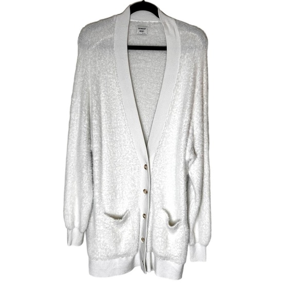 Aritzia Sunday Best Kitten Cardigan- Soft Fuzzy Long Cardigan- Size XS - Picture 5 of 12